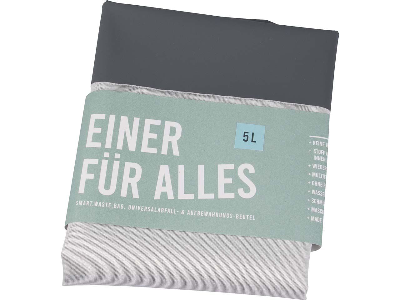Wiederverwendbarer Müll- und Aufbewahrungsbeutel 'SmartWasteBag' 5 l