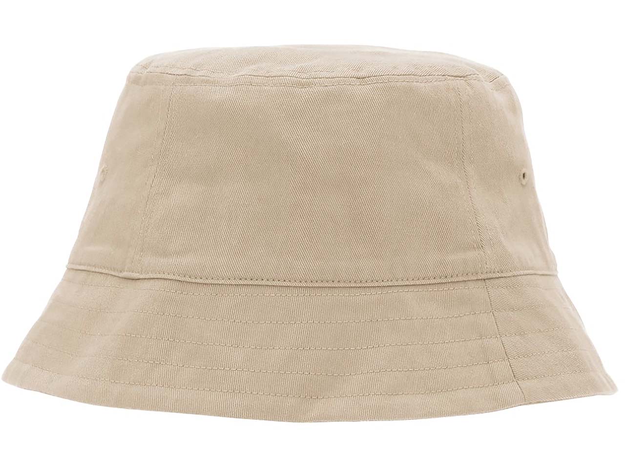 Neutral Bio-Bucket Hat aus Baumwoll-Twill, sand, Gr. M/L