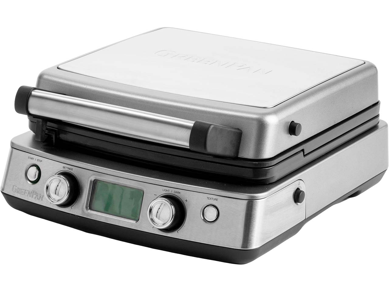 GreenPan Waffeleisen "Elite", stainless steel