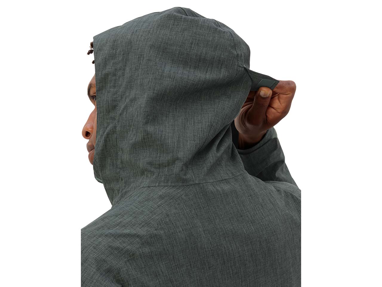 VAUDE Herren-Regenjacke "Rosemoor II" mit Brusttasche, agave, Gr. S
