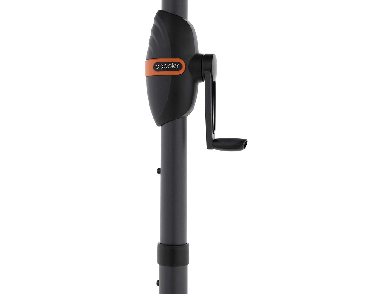 doppler Sonnenschirm "myZone Auto Tilt" 300 x 200 cm, HV, Blockstreifen anthrazit