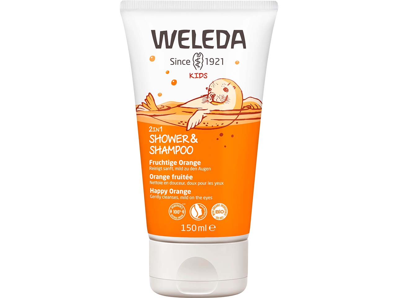 WELEDA Bio-Kinder-2in1-Duschgel & Shampoo, 150 ml