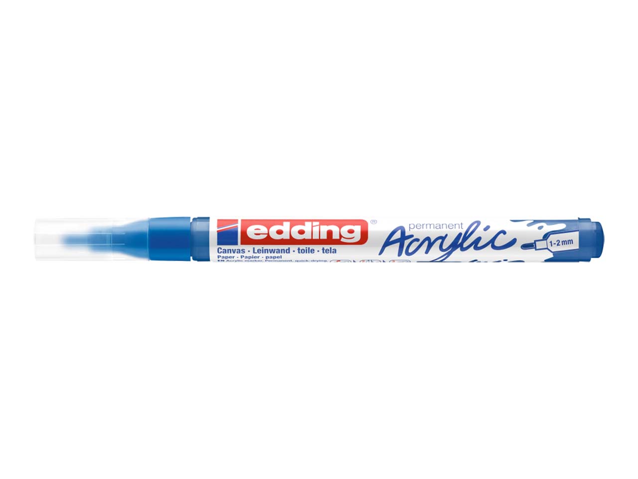 edding Acrylmarker "Acrylic 5300" Rundspitze fein, enzianblau