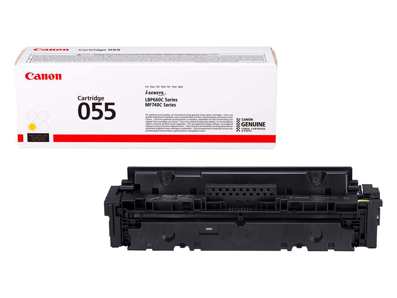 Canon Tonerkartusche CRG 055 gelb