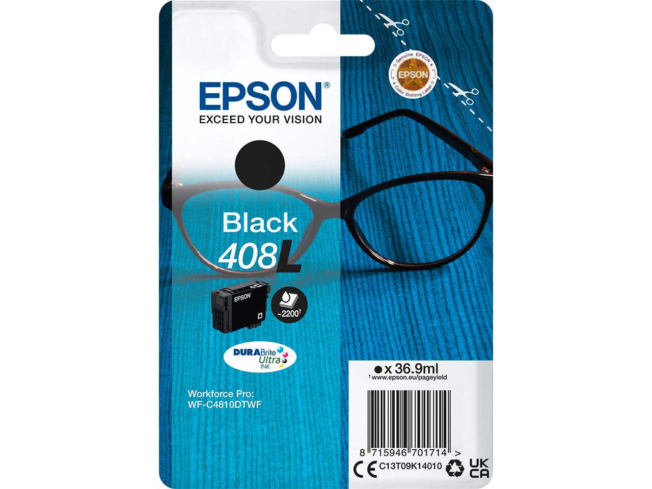 Epson Tintenpatrone 408XL schwarz