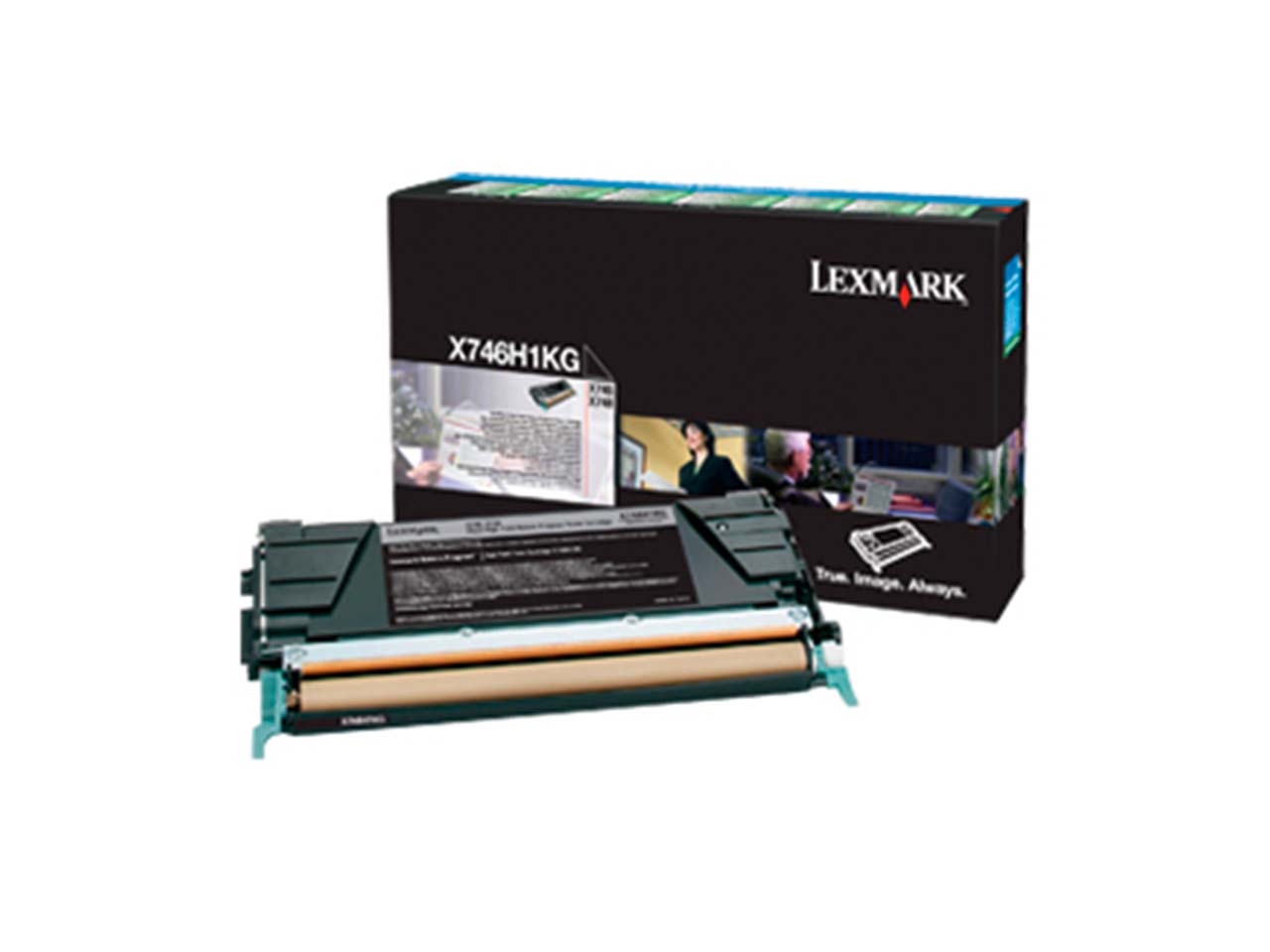 Lexmark Druckkassette X746H1KG schwarz