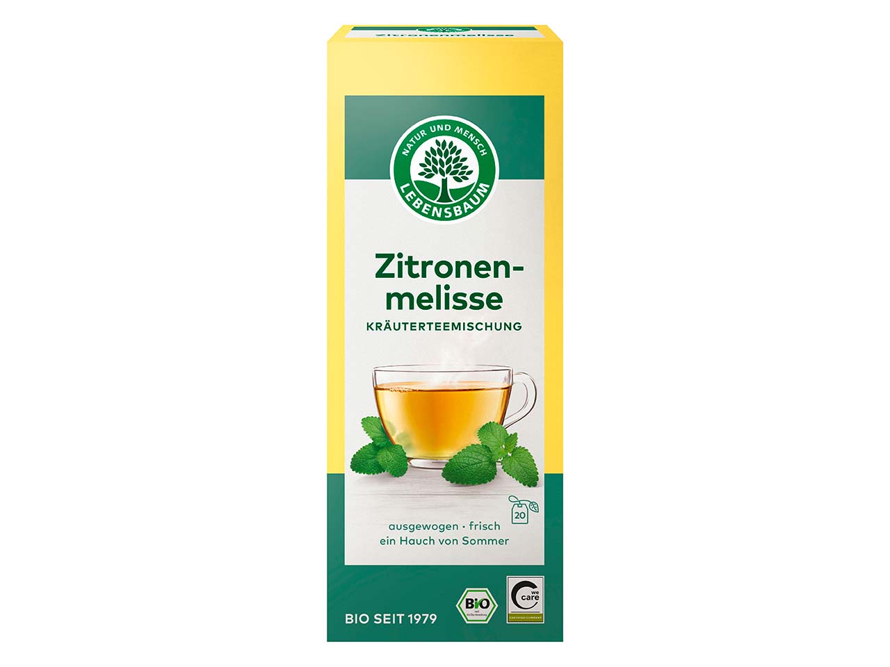 LEBENSBAUM Bio-Kräutertee "Zitronenmelisse", 20 x 1,5 g