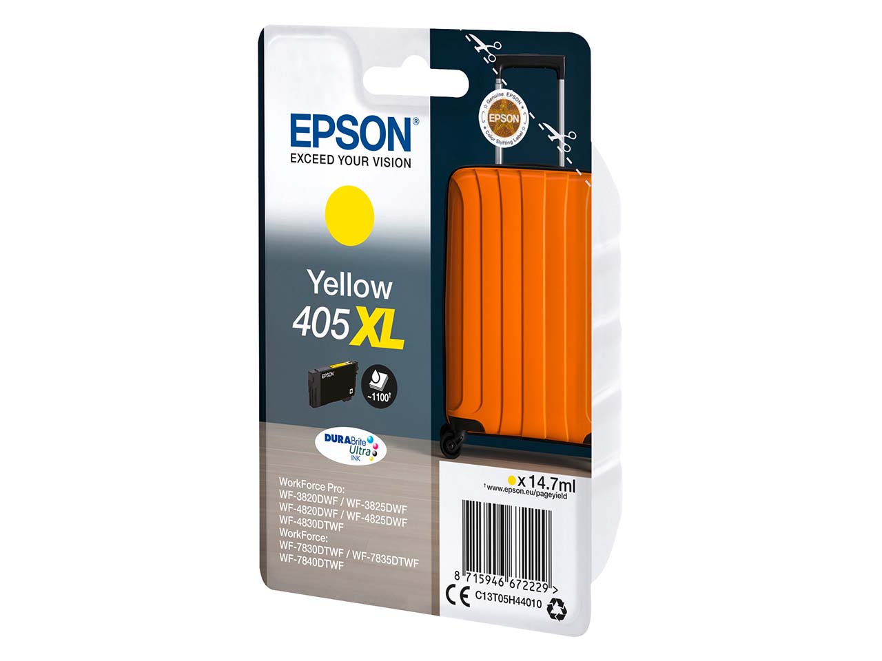 Epson Tintenpatrone 405XL gelb