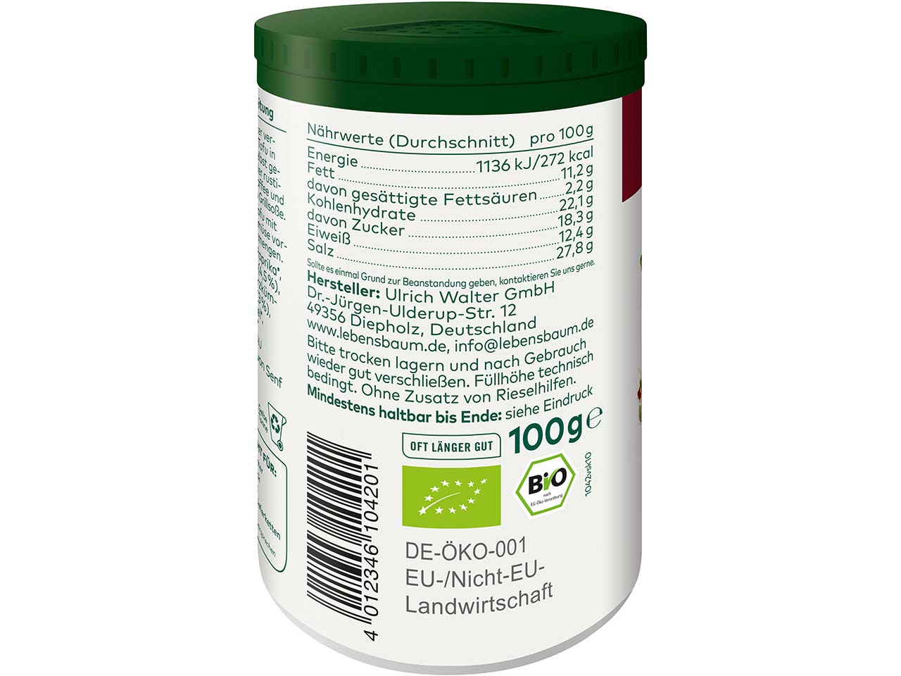 LEBENSBAUM Bio-Gewürzmischung "Grillmeister", 100 g