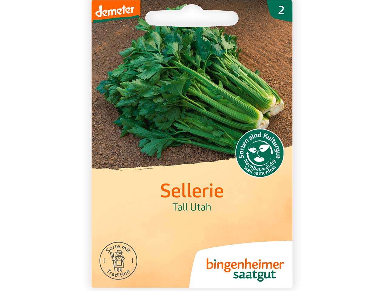 bingenheimer saatgut Bio-Samen Sellerie "Tall Utah", 1 Stk.