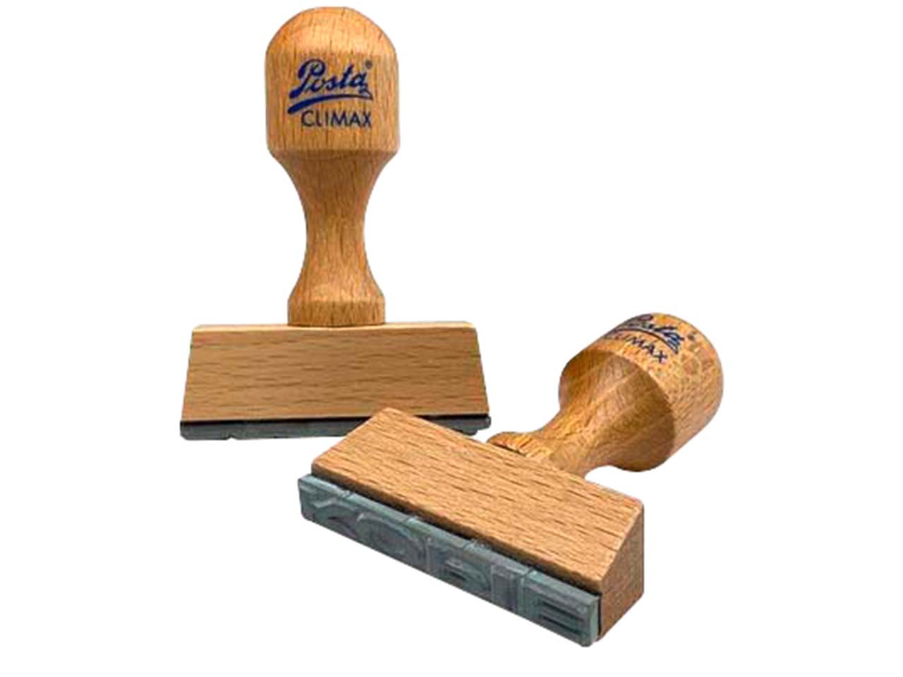 Textstempel `Gebucht`