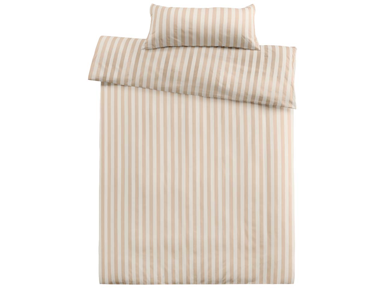 Cotonea Bettwäsche "Pur Streifen" aus Bio-BW, 40 x 80/155 x 220 cm, farbig gewachsen