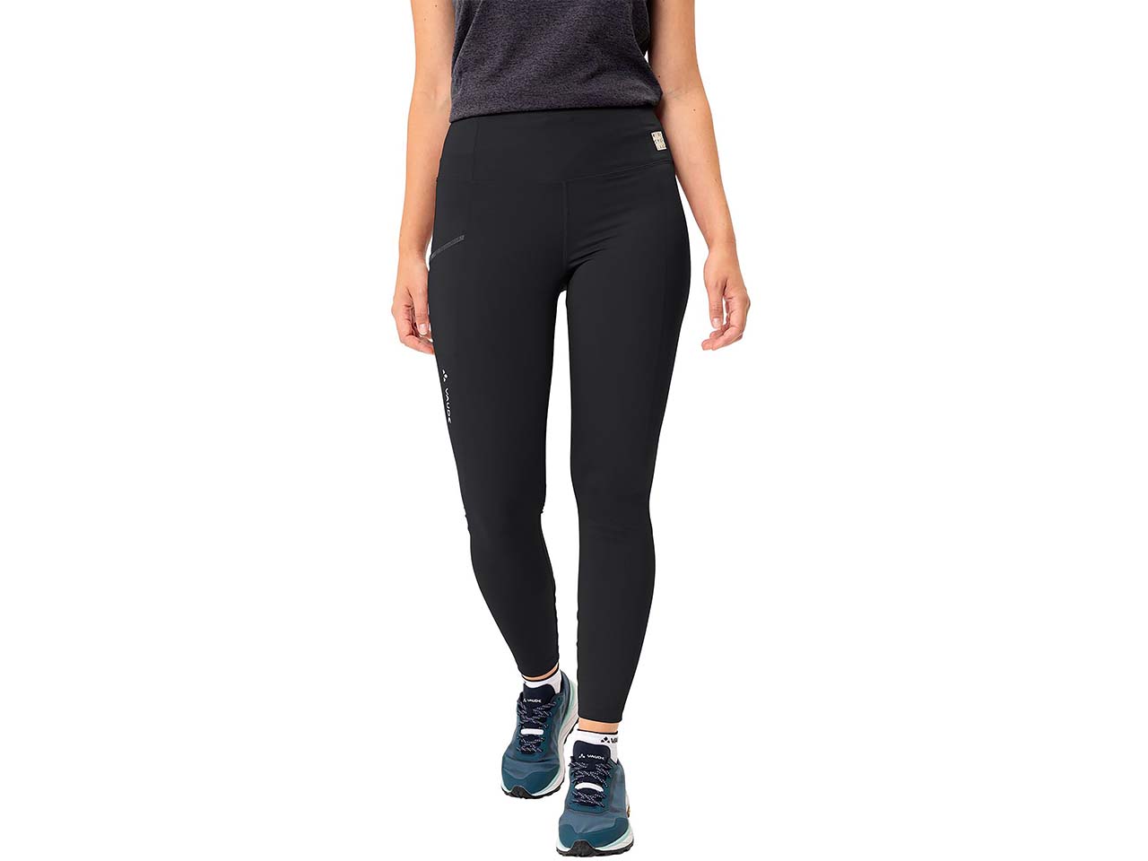 VAUDE Damen-Leggings "Essential" mit Kordelzugbund, black, Gr. 36