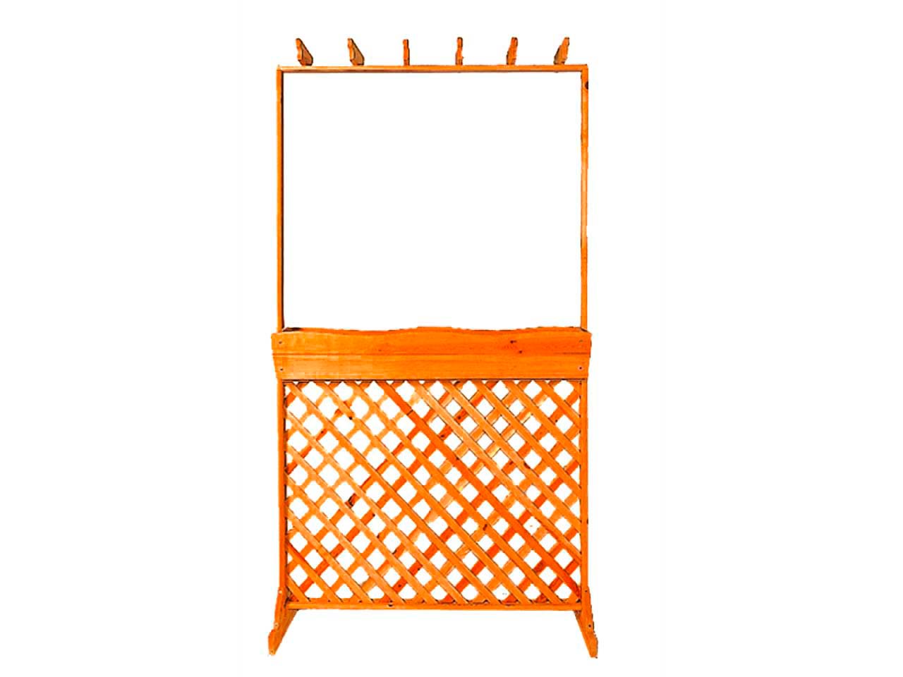 Spalier mit Blumenkasten und Pergola "Rustica" B 110 x T 41 x H 205 cm