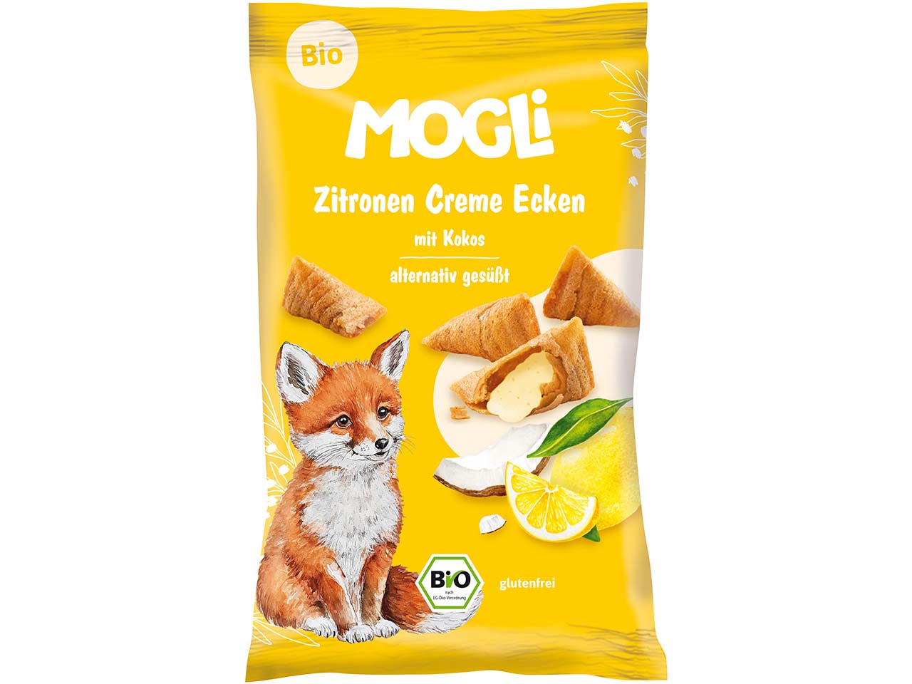 MOGLi Bio-Zitronencreme-Ecken, 30 g