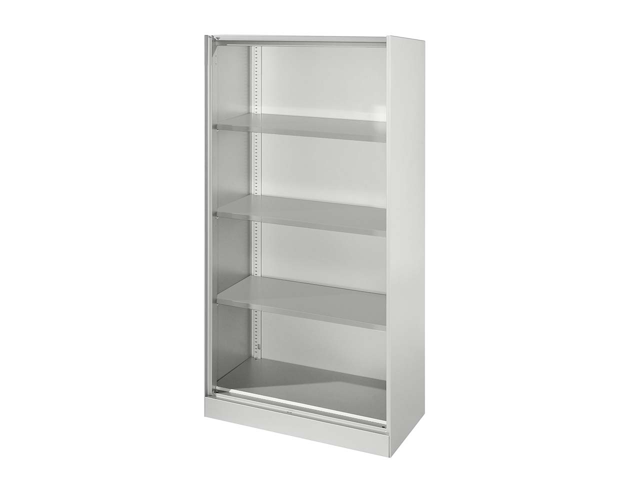 Regal "CONTACT", Höhe 163,5 cm  (BxT) 80 x 43,5 , silber