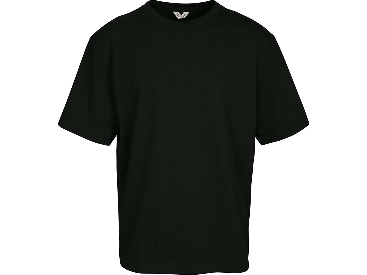 MELA Bio-Herren-T-Shirt 'BHAJAN' mit überschnittenen Schultern, schwarz, Gr. XL