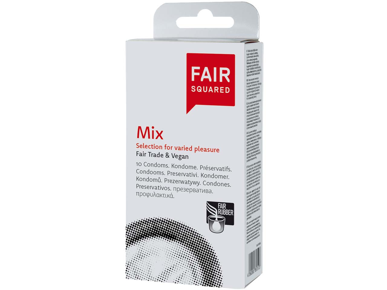 Fair Squared Kondom-Mix, 10 Stk. aus Naturkautschuk