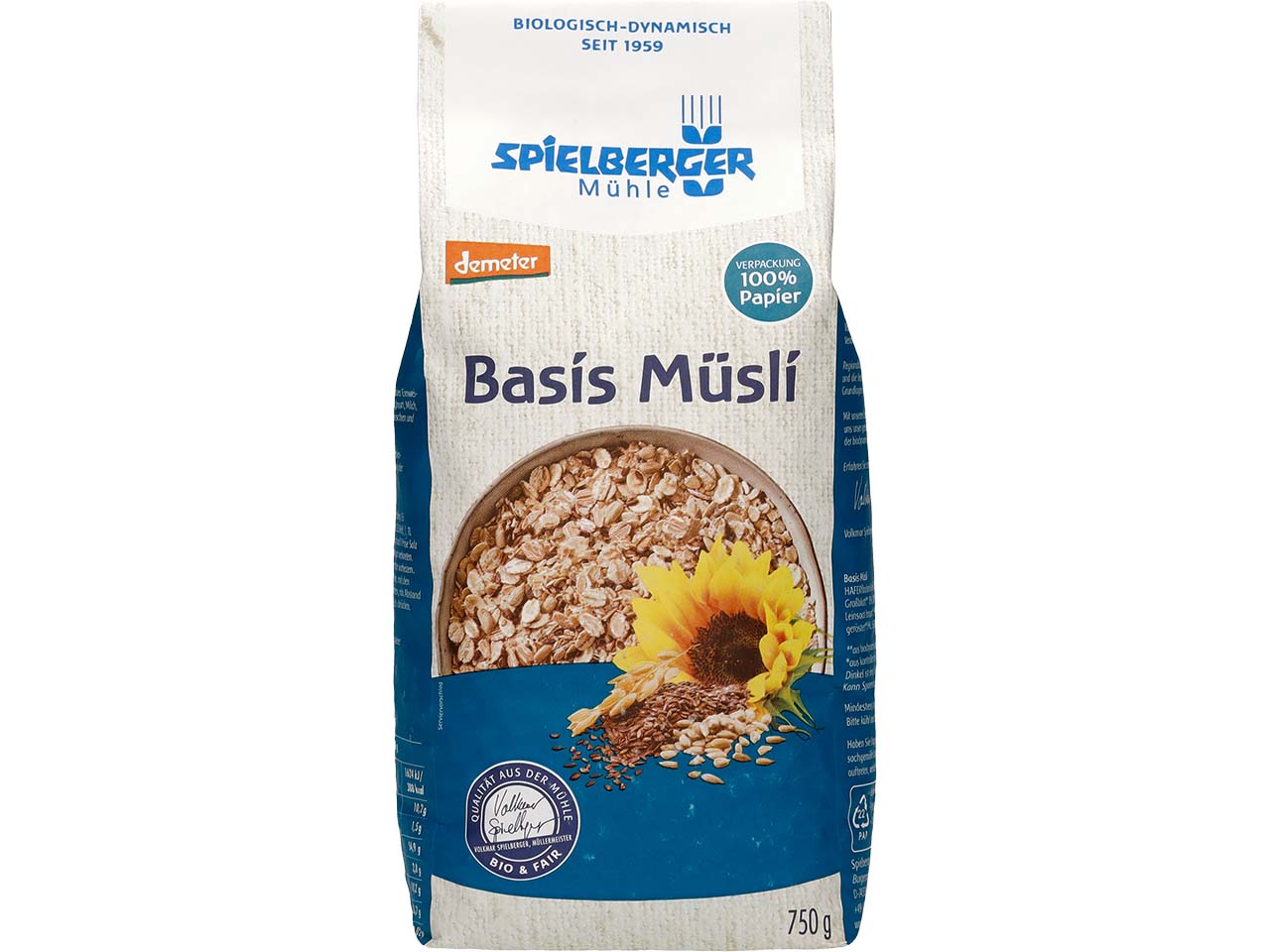 Spielberger Mühle Bio-Basis-Müsli, 750 g