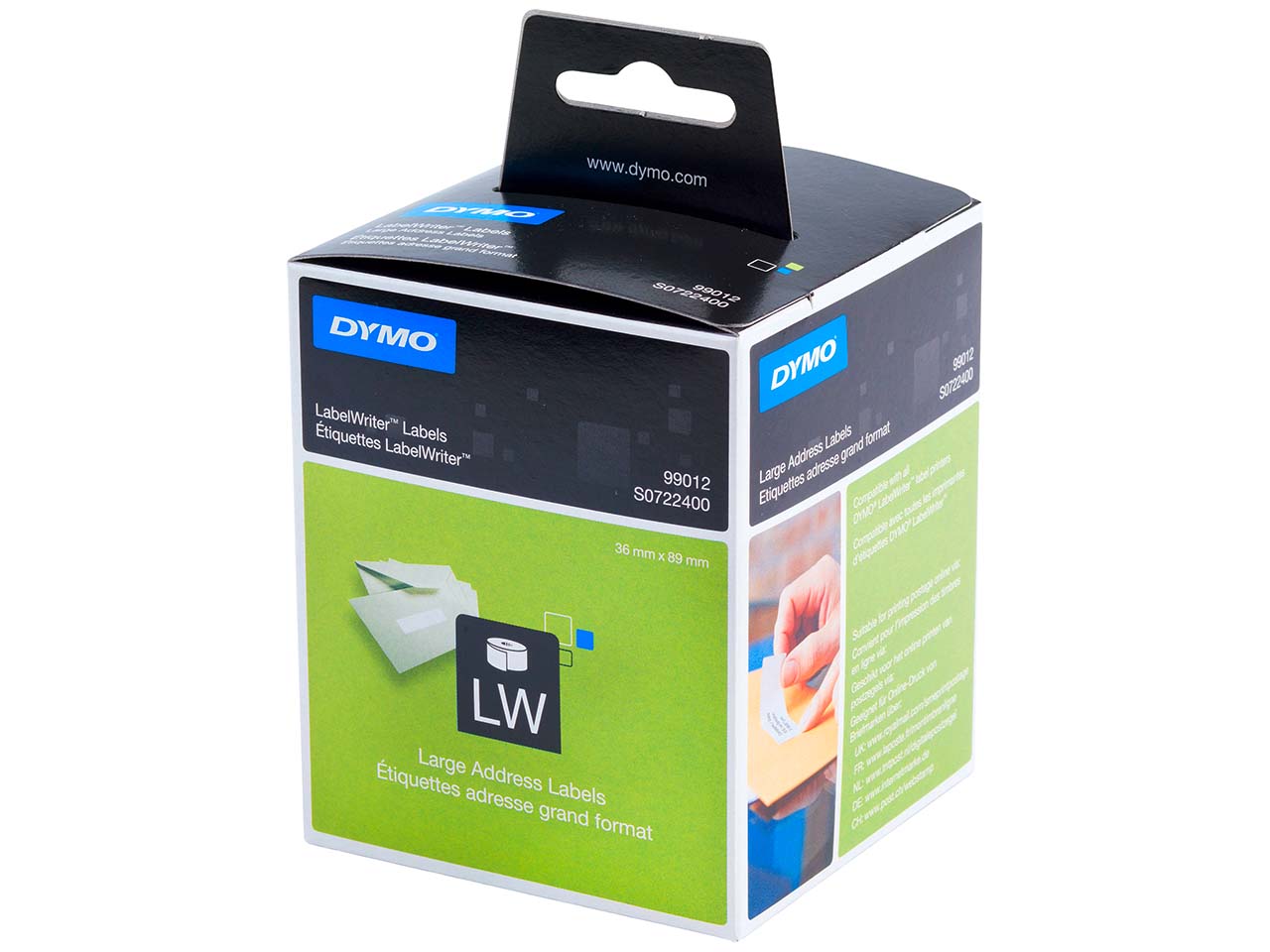 Thermo-Etiketten 36x89 Adress-Etikett (Inhalt 2 Rollen à 260 Etiketten)