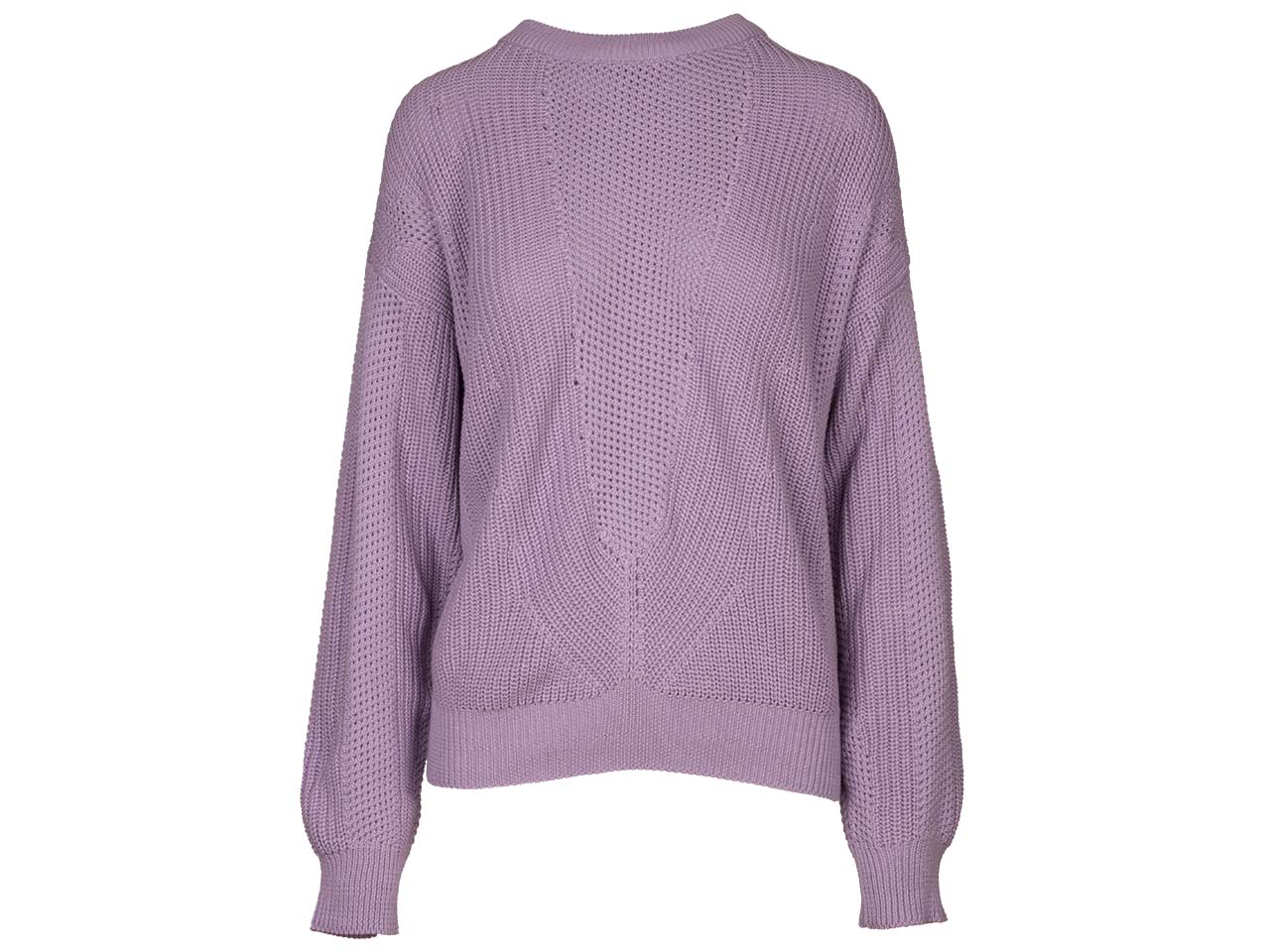 MELA Bio-Damen-Strickpullover "SEEMA" mti Strick-Struktur, lilac, Gr. L
