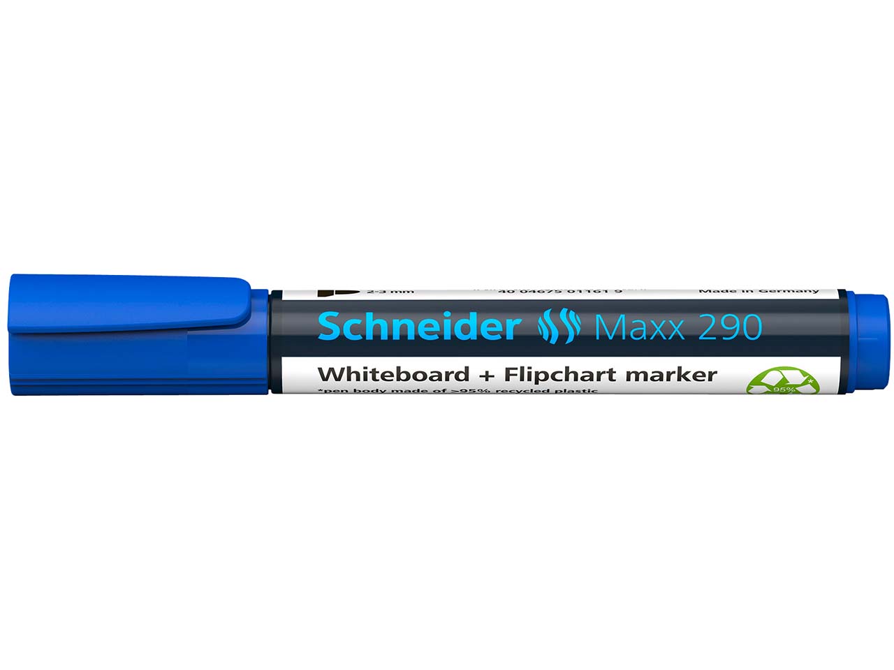 Schneider Whiteboard- und Flipchartmarker 'Maxx 290' blau