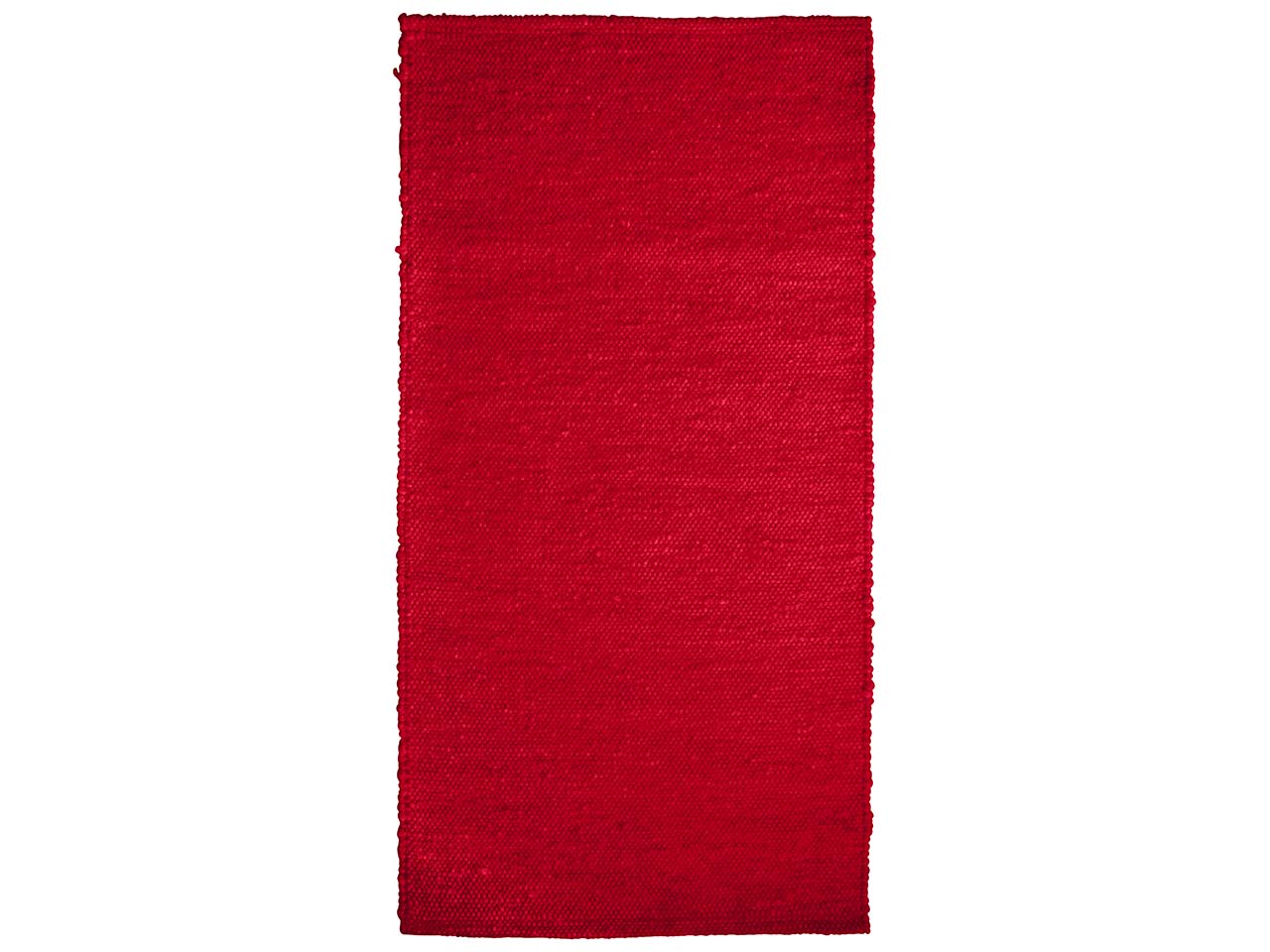Schurwollteppich "Alz" rot  (B x T) 60 x 120 cm