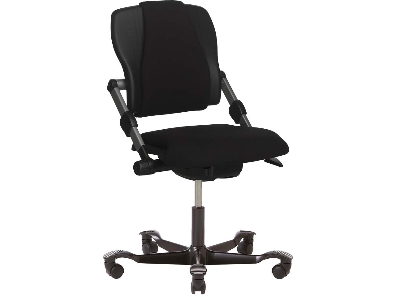 HAG Bürodrehstuhl "H03 340" Gestell: schwarz, Stoff: Cura black