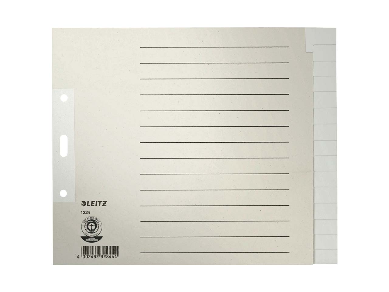 Leitz Register aus Tauenpapier blanko, 240 x 200