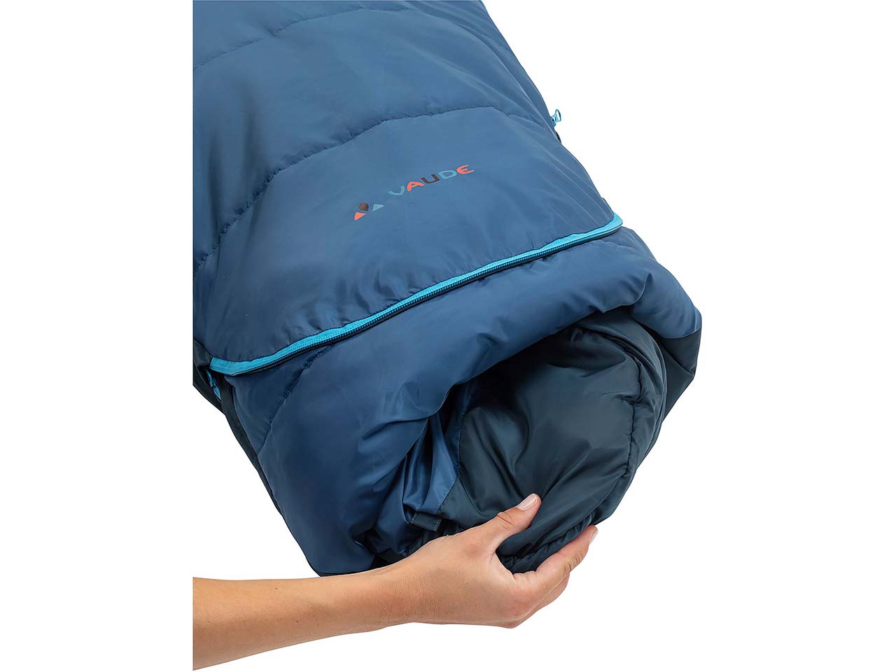 VAUDE Schlafsack 'Kobel Adjust 500 II SYN' für Kinder und Jugendliche, baltic sea