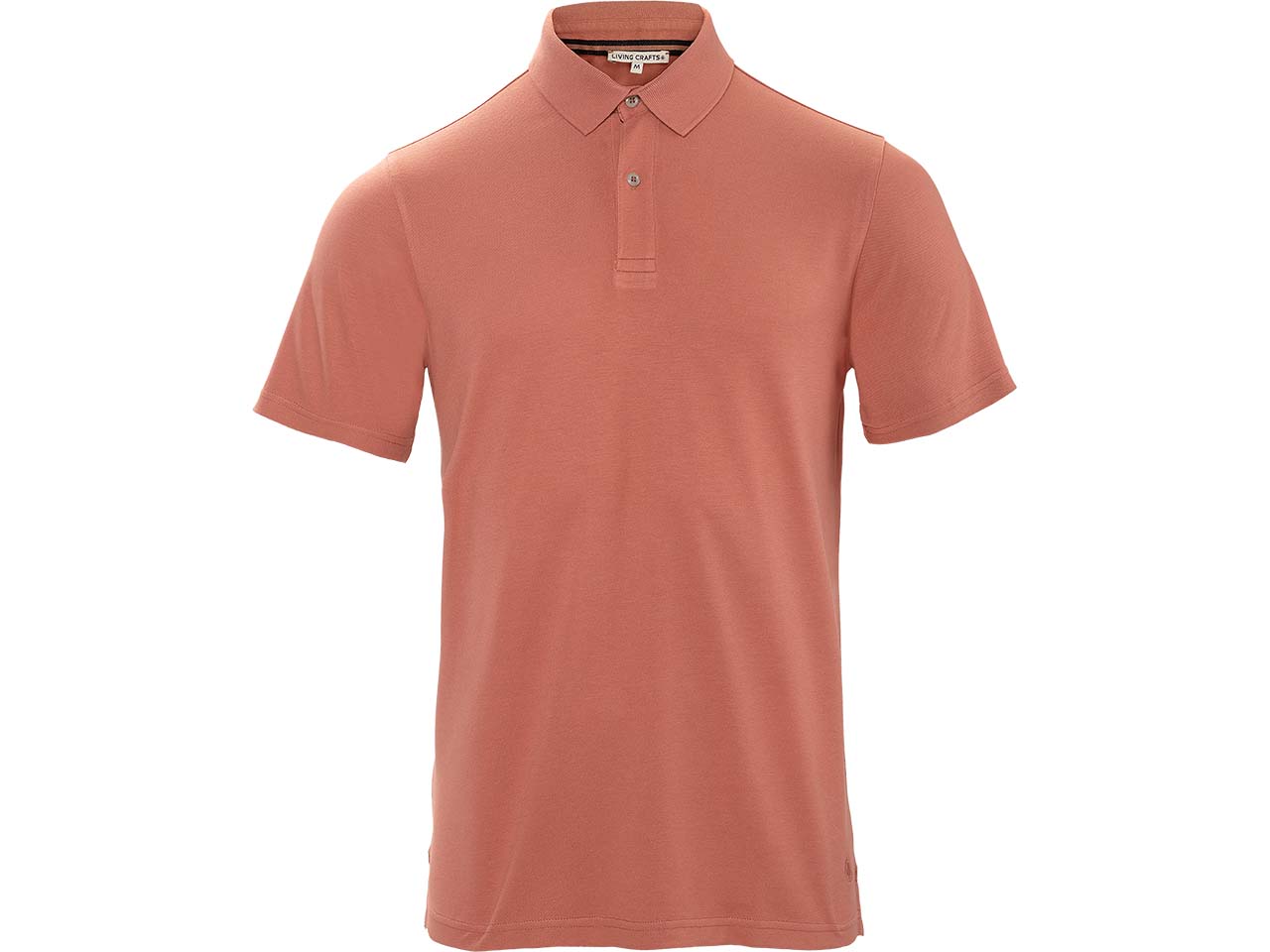 Living Crafts Bio-Herren-Polo-Shirt 'TIRMON', flame, Gr. L