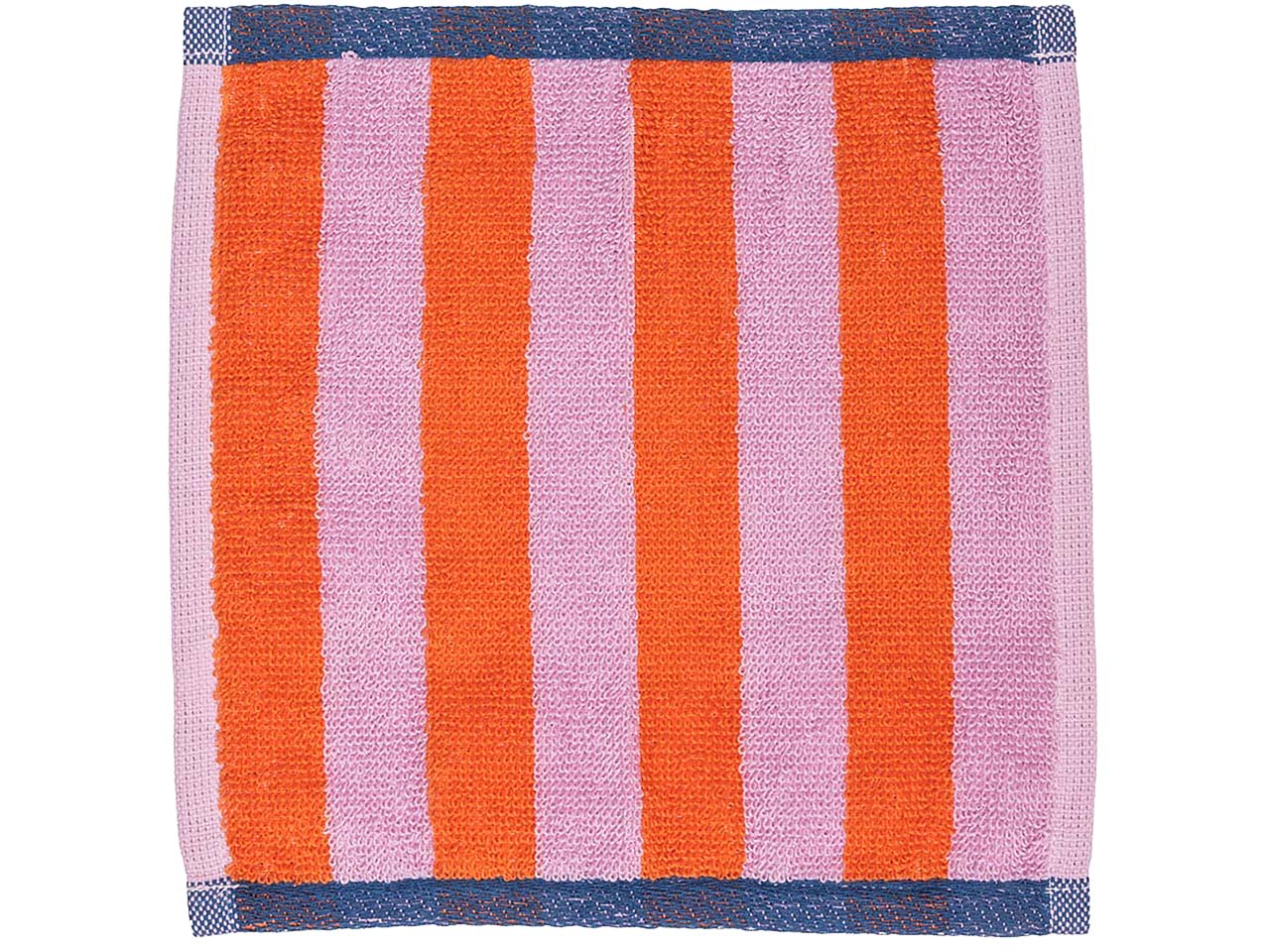 tranquillo Bio-Frottee-Abwaschtuch "STRIPES" 22 x 22 cm, rosa