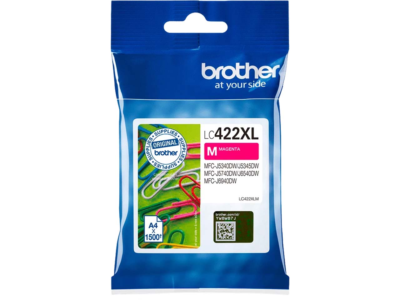 Brother Tintenpatrone LC-422XLM magenta