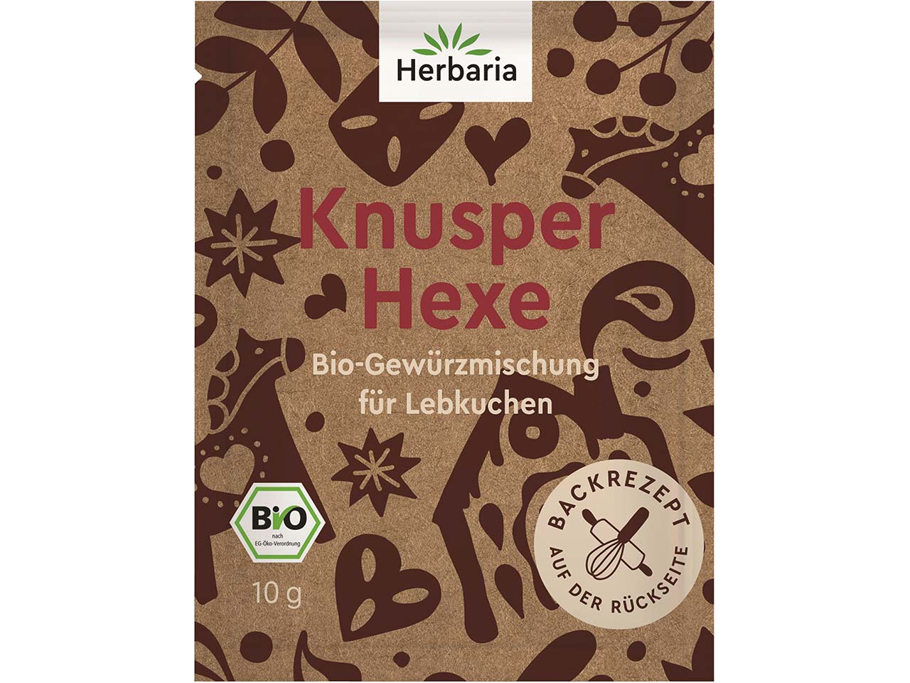 Herbaria Bio-Gewürzmischung für Lebkuchen "Knusper Hexe", 10 g