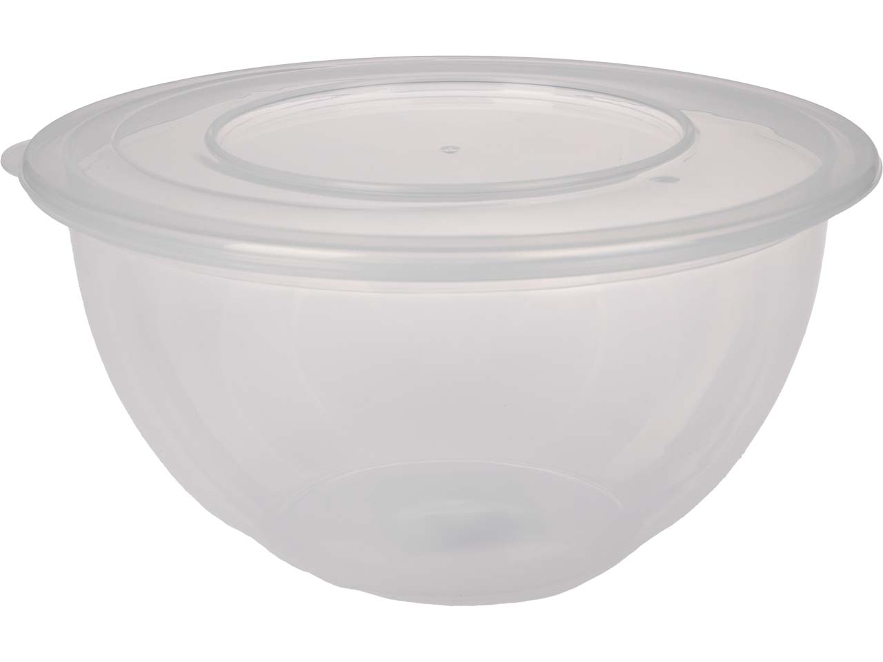 Frischhalteschüssel mit Deckel, transparent, 5 l