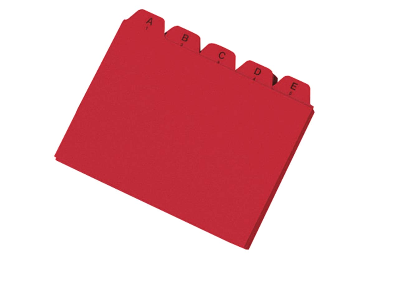 Karteiregister A-Z, A6  rot