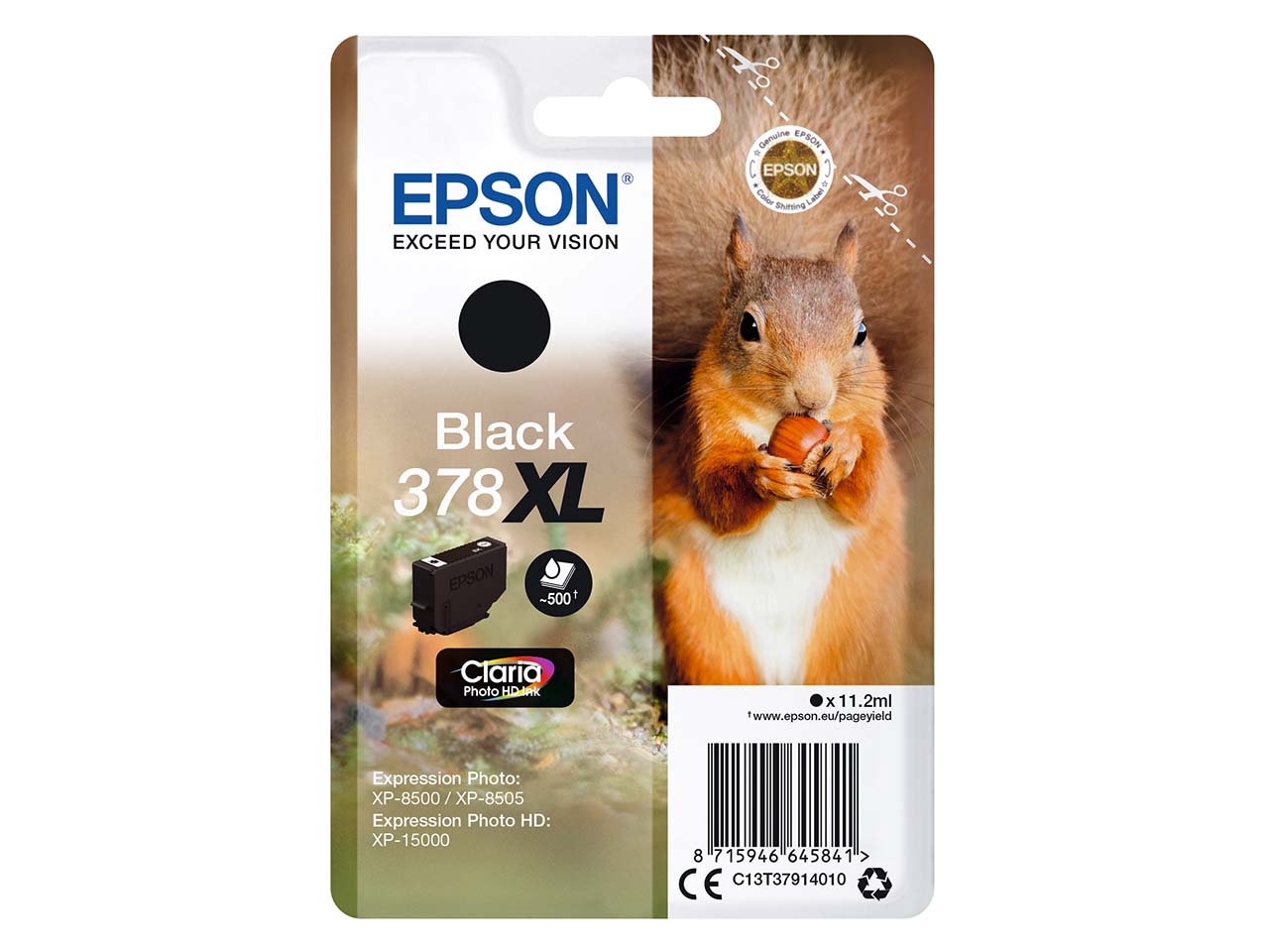 Epson Tintenpatrone 378XL schwarz