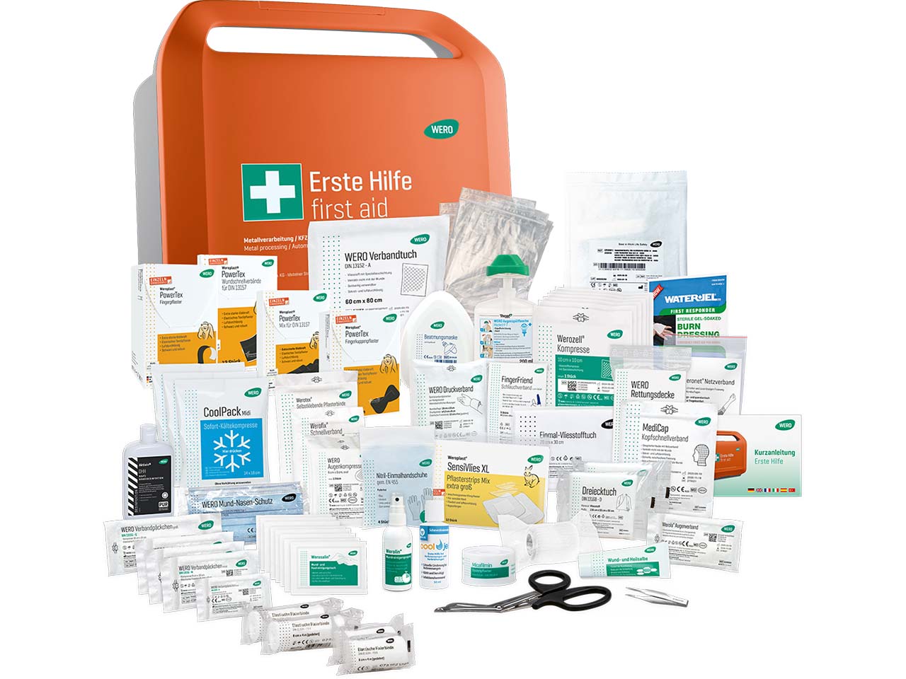 WERO Erste-Hilfe-Koffer "Smart Case" DIN 13157, groß, für Metallverarbeitung/KFZ