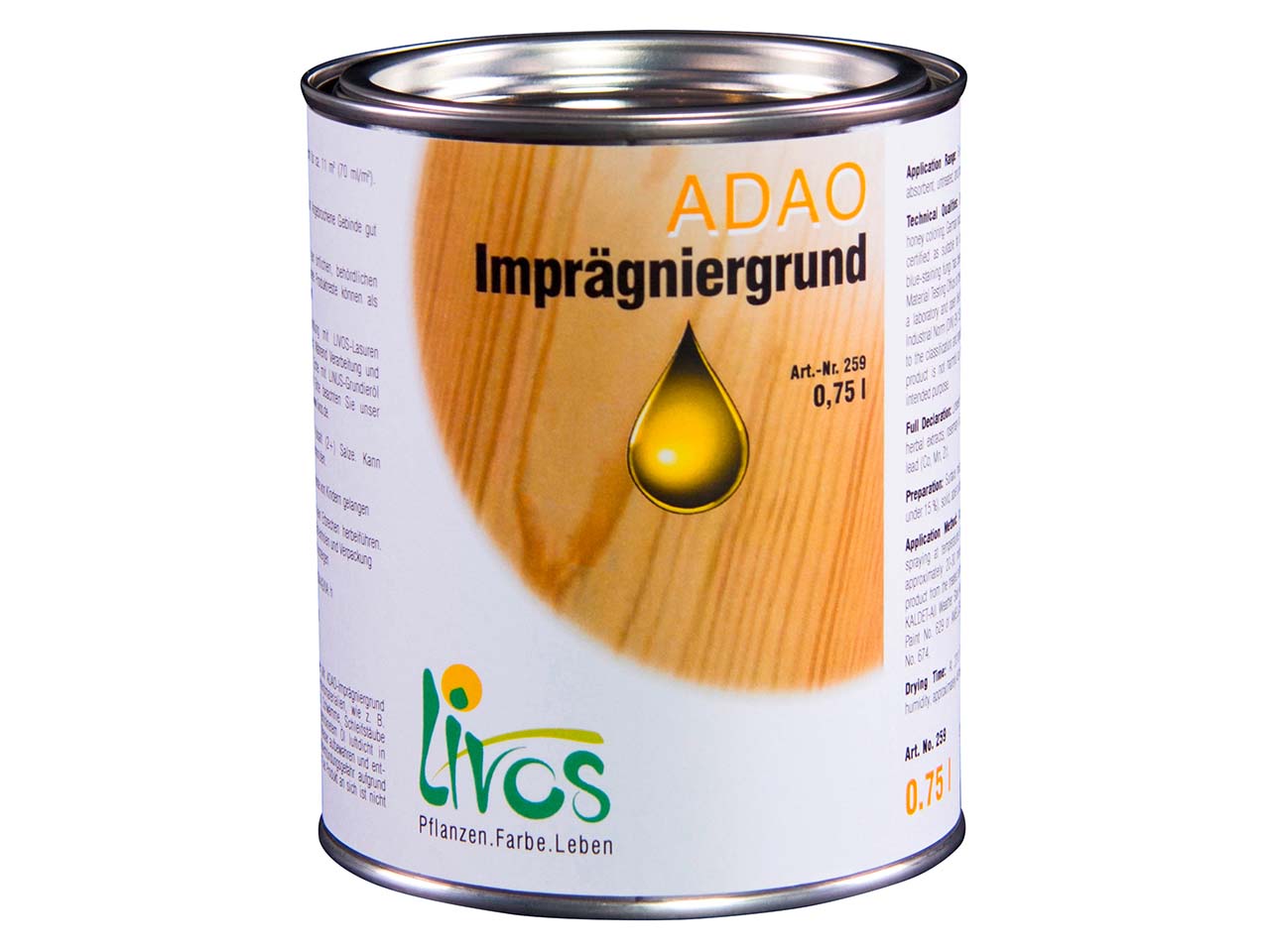 Livos Imprägniergrund "ADAO" 0,75 l