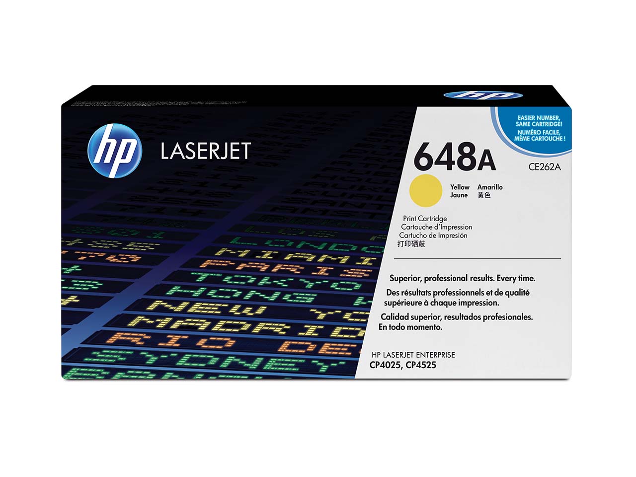 hp Druckkassette CE262A gelb
