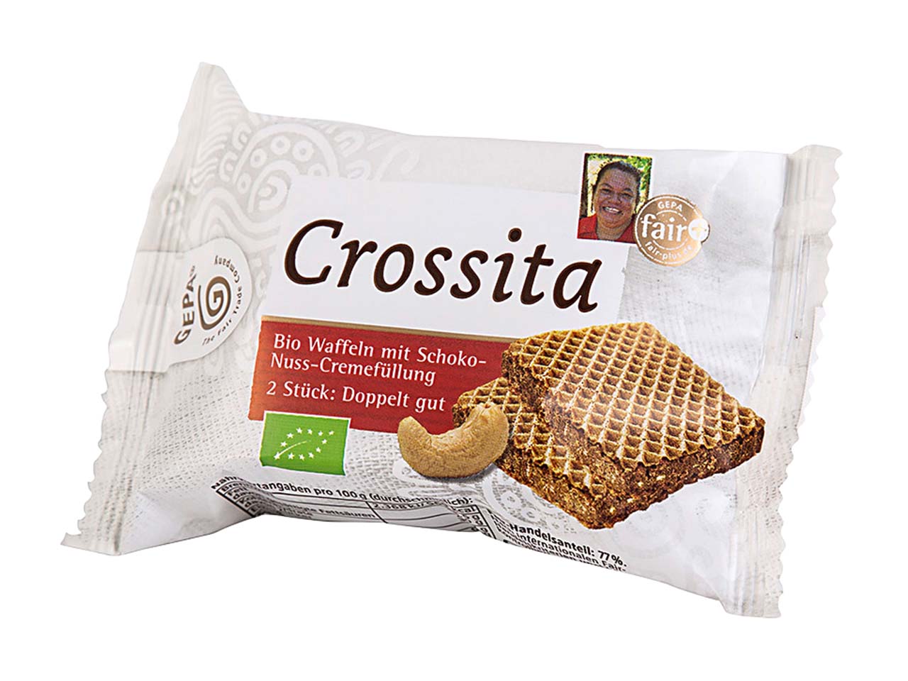 GEPA Bio-Waffel "Crossita", 2 x 20 g