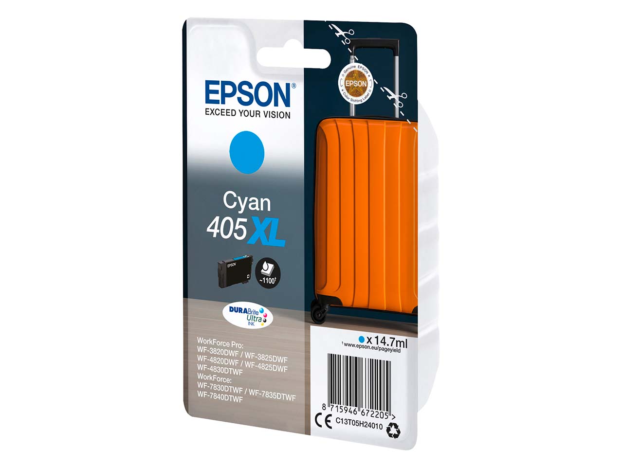 Epson Tintenpatrone 405XL cyan