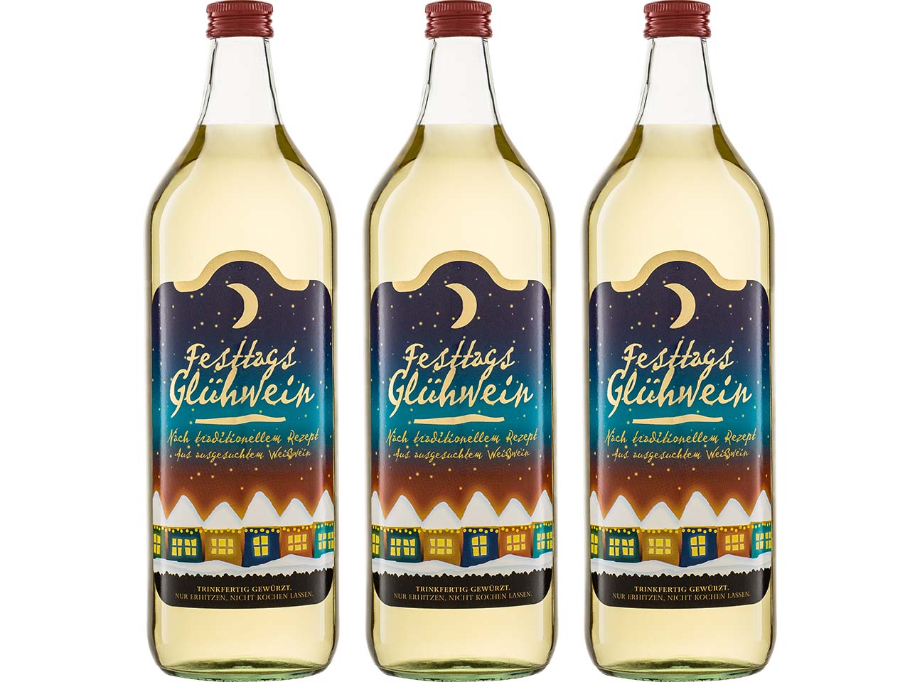 Bio-Festtagsglühwein-Paket, weiß, 3 x 0,75 l
