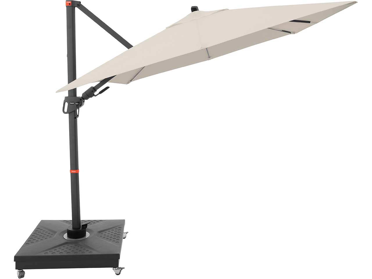 doppler Pendelschirm "myZone AX" 210 x 210 cm, natur