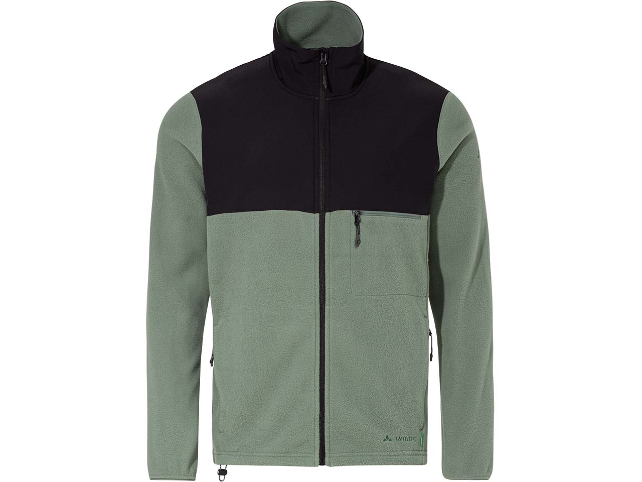 VAUDE Herren-Fleecejacke "Mineo II" mit Stehkragen, agave, Gr. M