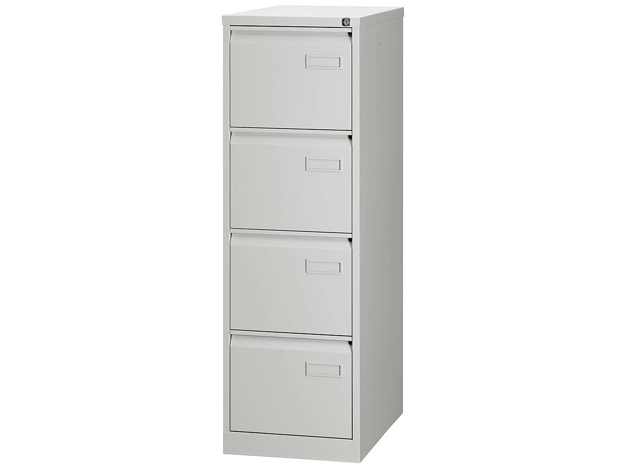 Hängeregistraturschrank 4S 1-bahnig lichtgrau RAL 7035