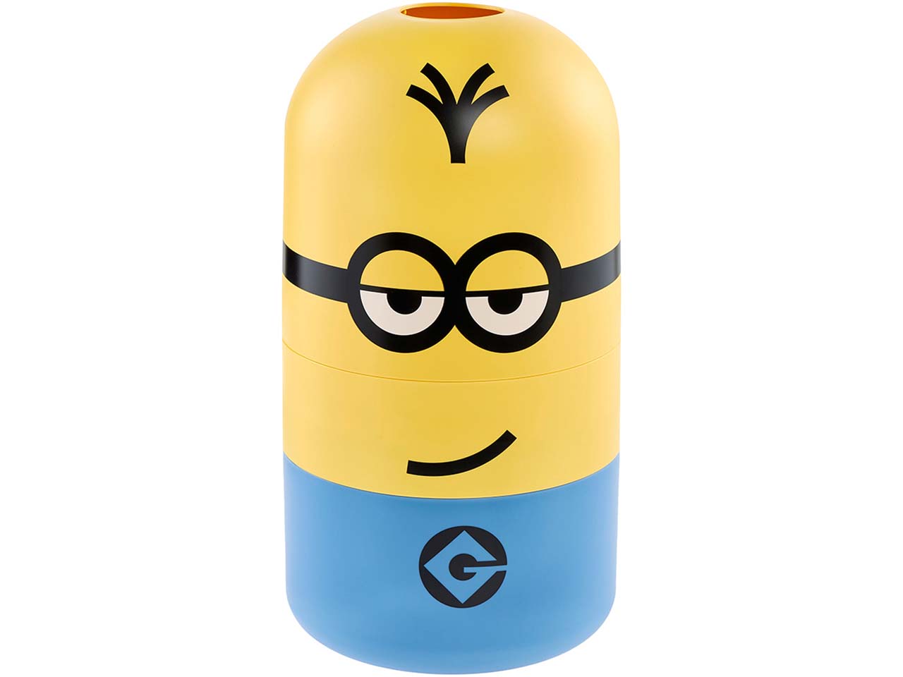 keeeper Aufbewahrungsbox "Kevin Minions" mit Eingriffloch, Ø 20 x 38 cm, 10 l, yellow