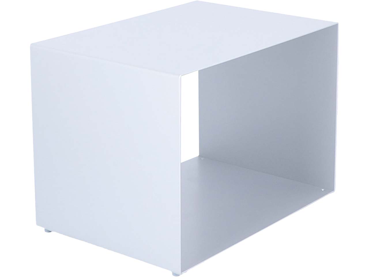 Jan Kurtz Würfelregal "Cubus" B 50 x T 35 x H 36 cm aus Stahlblech, lunasilber