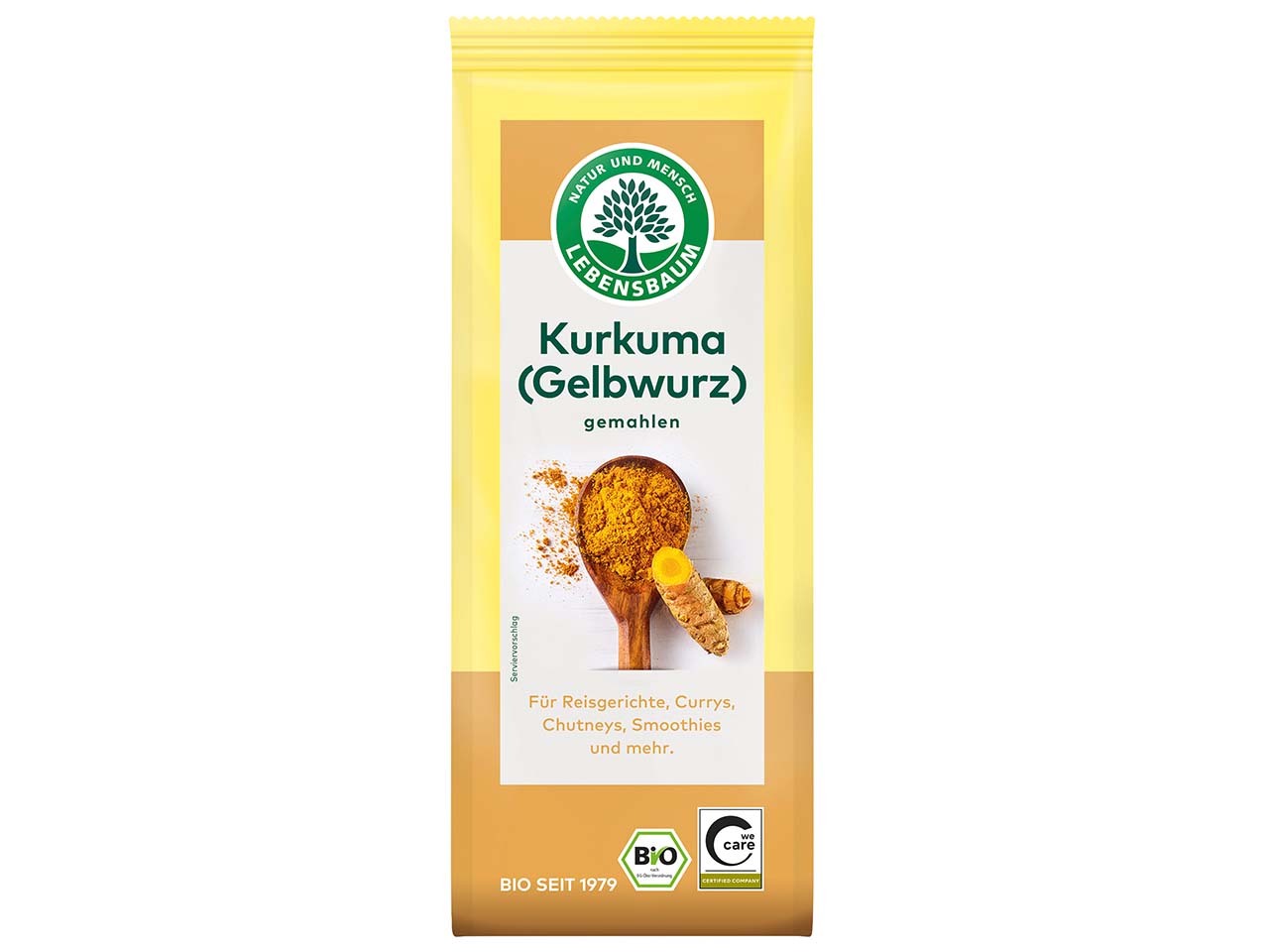 LEBENSBAUM Bio-Kurkuma (Gelbwurz), gemahlen, 50 g