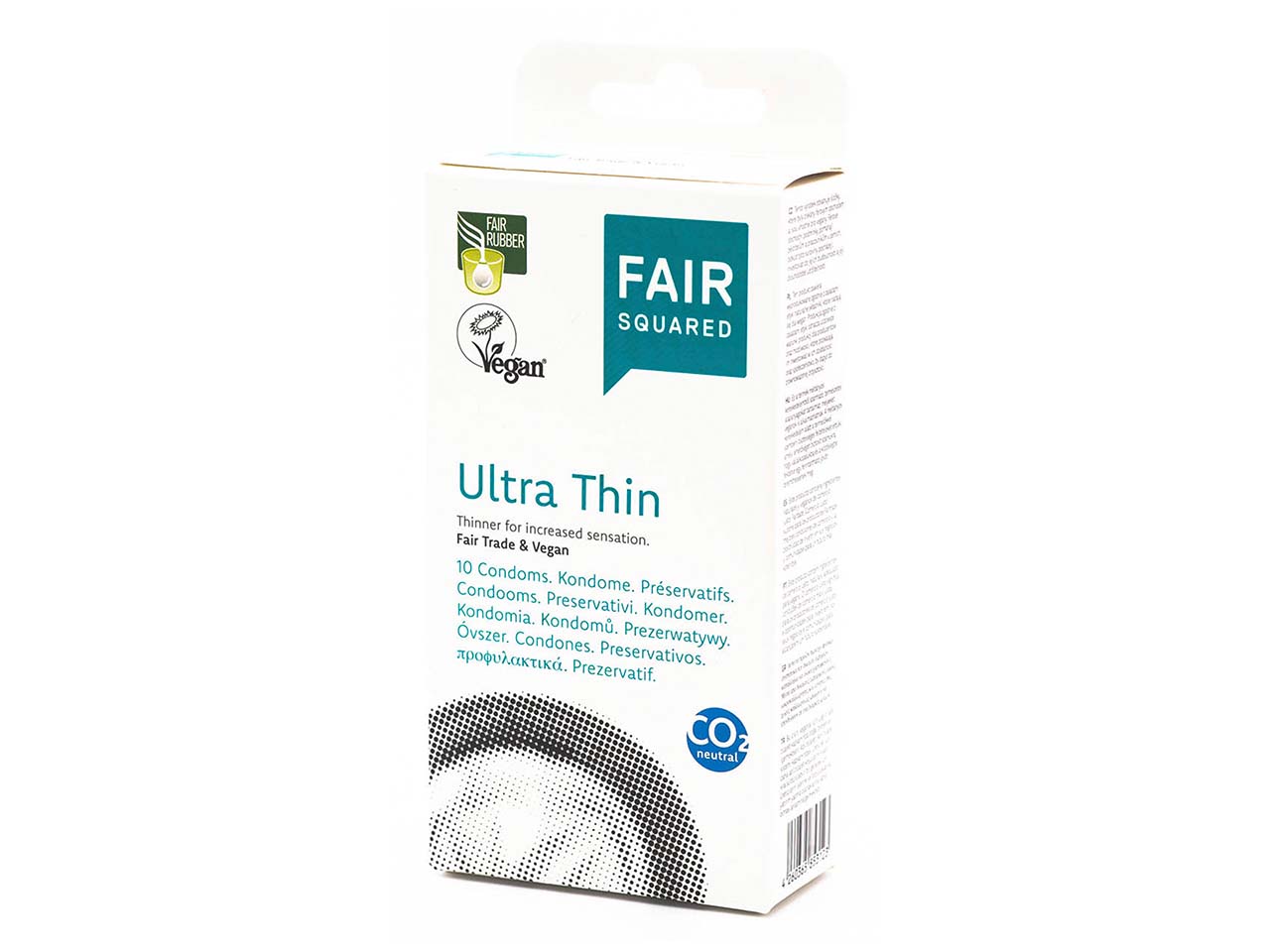 Fair Squared Kondome "Ultra thin" mit Latex, 10er-Pack.